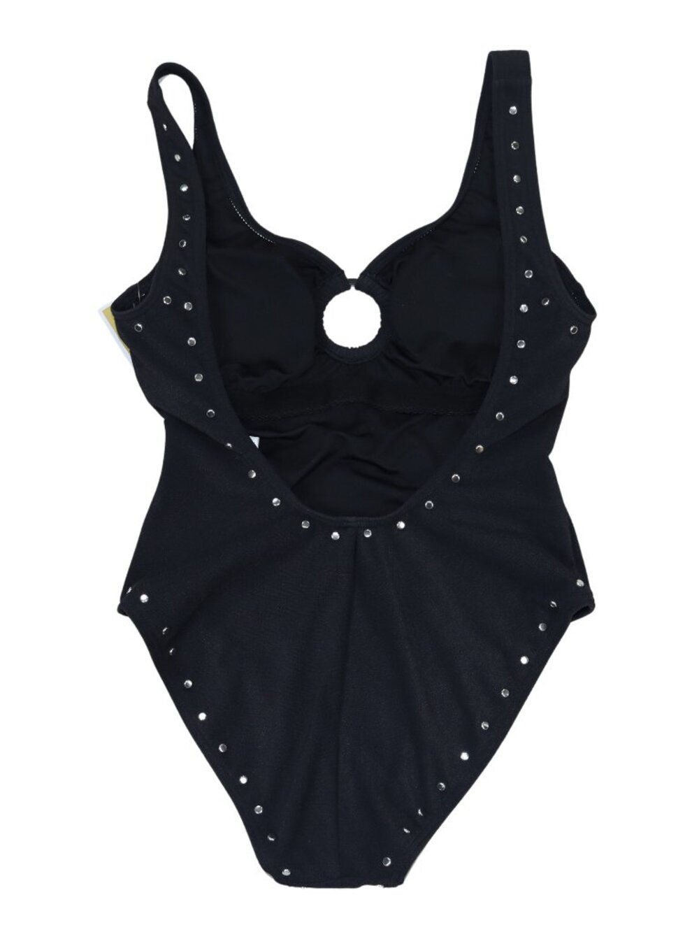 Michael Kors Size 4 Ring Neckline Rivet Accented One Piece Bathing Suit NWT - Picture 2 of 2